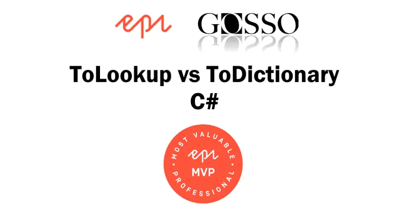 ToLookup vs ToDictionary