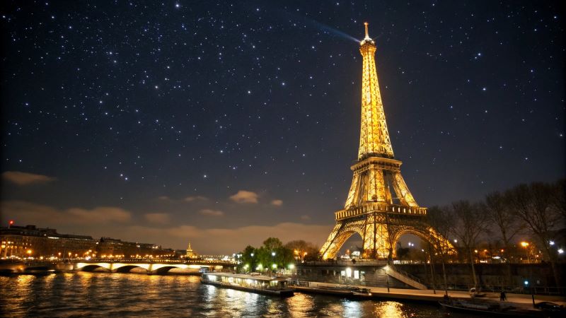 Paris at night