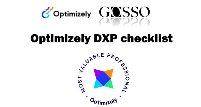 Optimizely DXP checklist