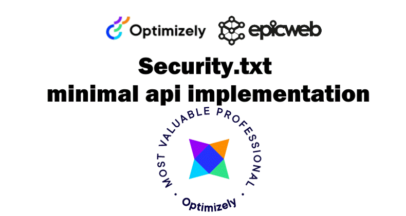 Security.txt minimal api implementation