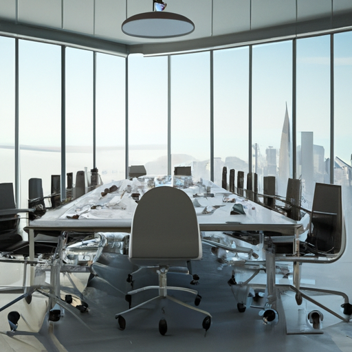 AI ultra realistic image of board meeting in a fancy modern conference with big windows with view over sky scrapers daylight.png